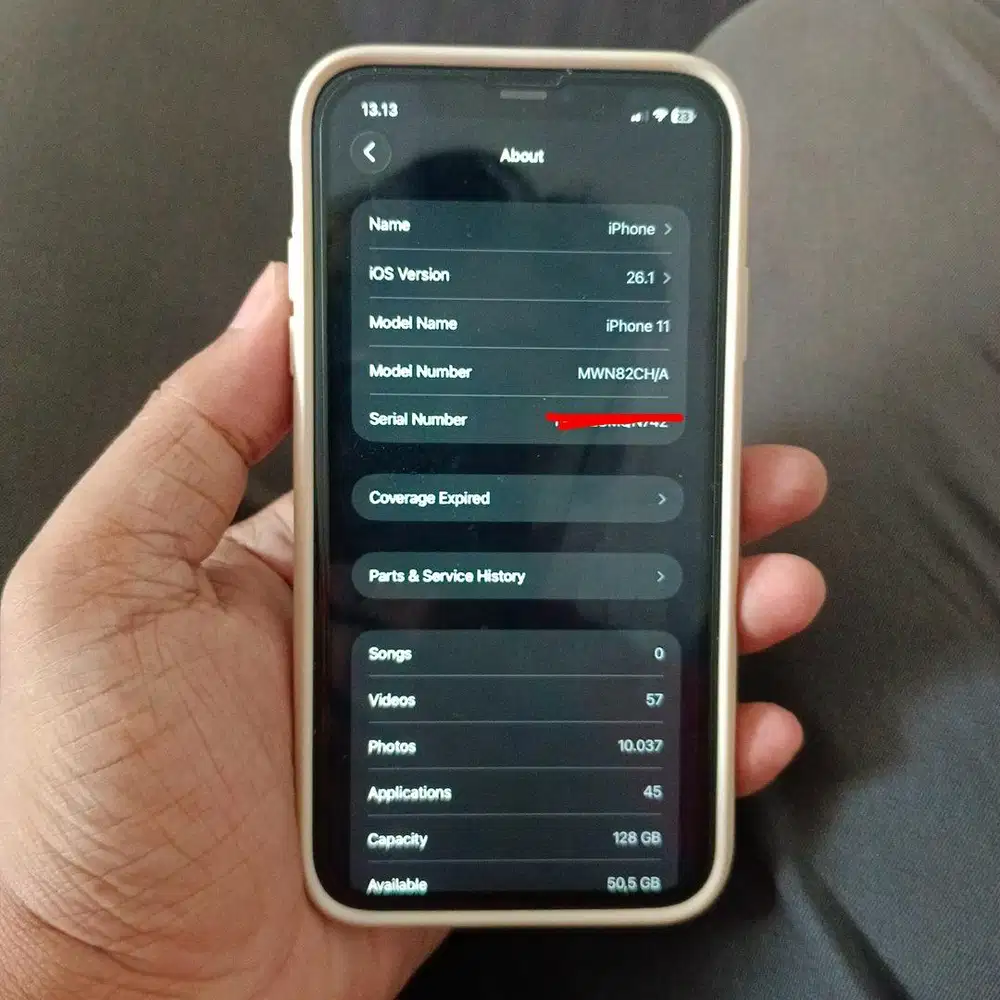 iPhone 11 128GB White Inter Dual Sim