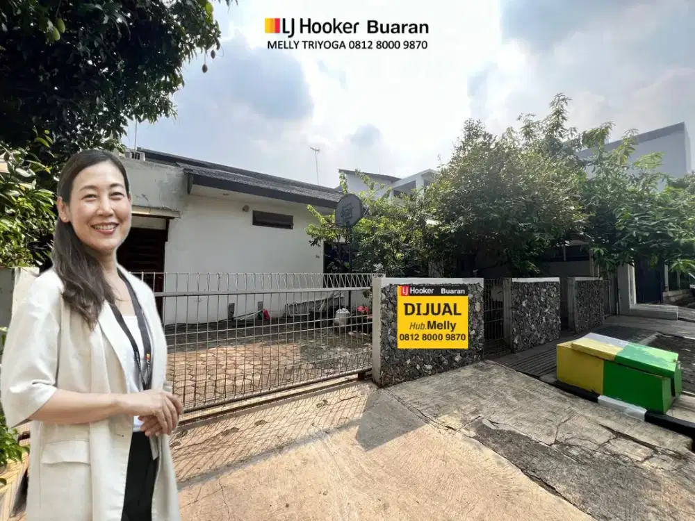 Rumah Suasana Nyaman Komplek Billymoon Pondok Kelapa Jakarta Timur