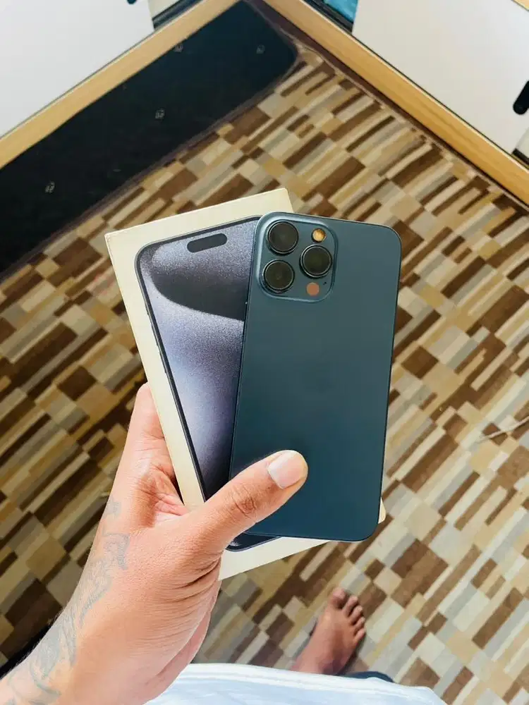 Iphone 15 pro max 256B ex ibox full original