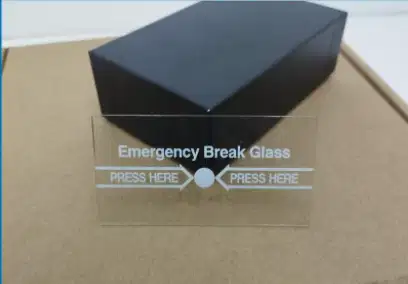 Kaca Break Glass (Hanya Kaca)