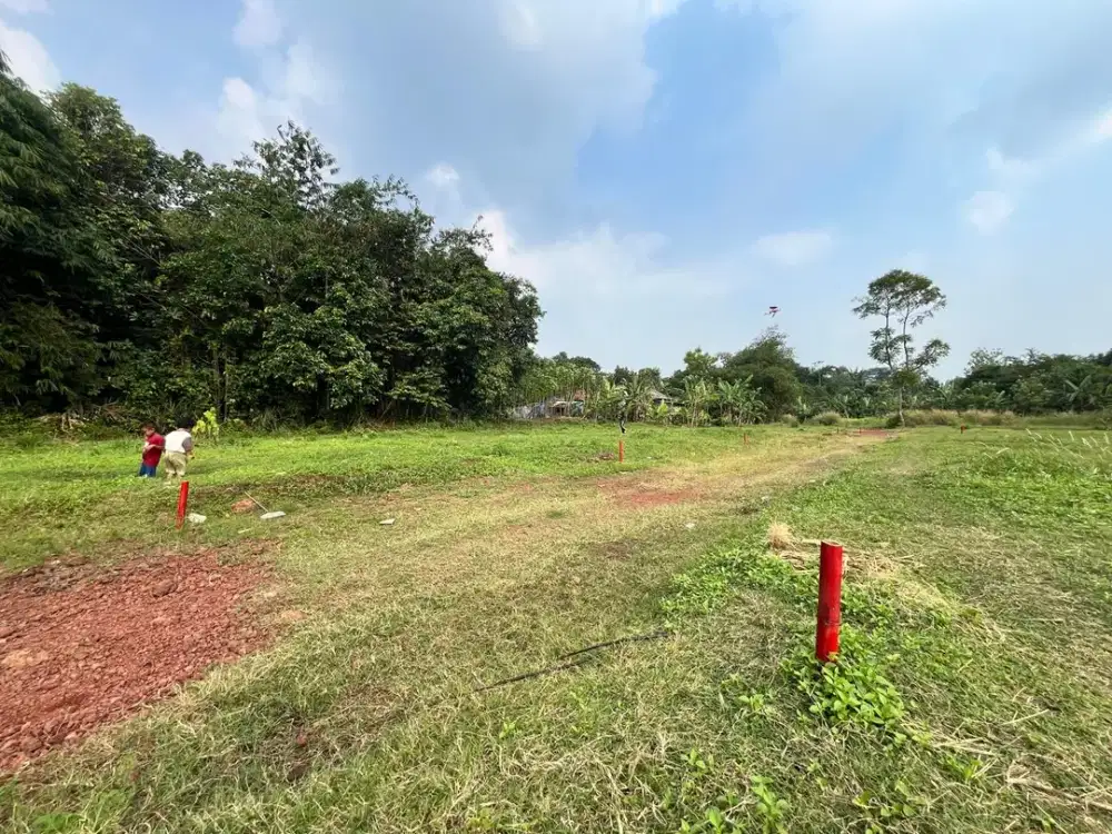 Tanah Kavling Cisauk Tepi Jalan Dekat Stasiun Jatake Baru