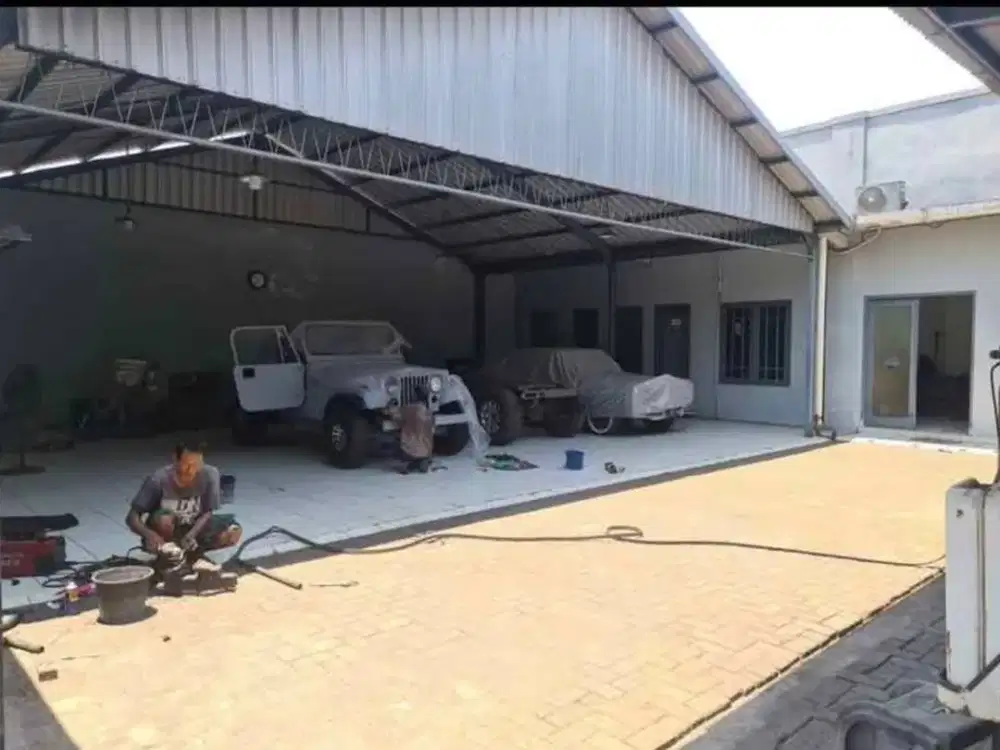 Jual Rumah & Workshop Kutisari Surabaya Selatan cocok digunakan segala usaha cm 6jt an