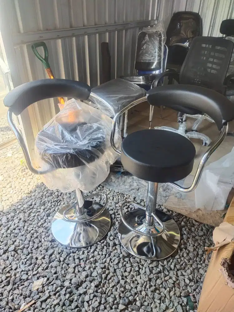 PROMO KURSI BAR HIDROLIK DENGAN SANDARAN SALE GRATIS ANTAR