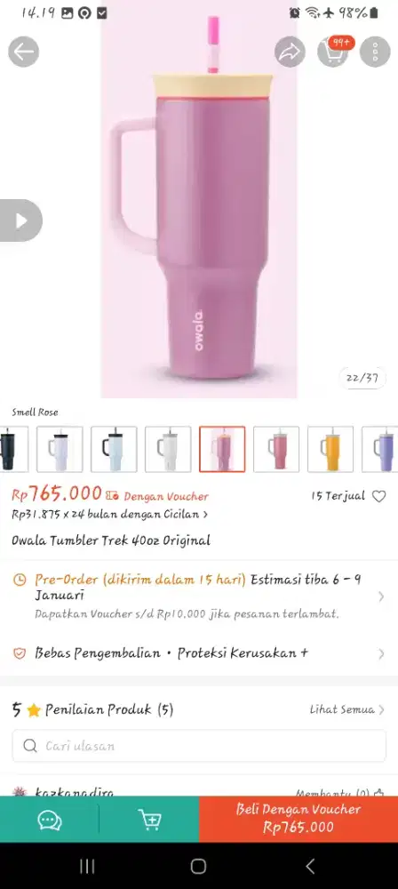 Tumbler Owala Ori