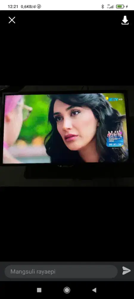 Tv Sharp 24 in tv+remot (tanpa dus)