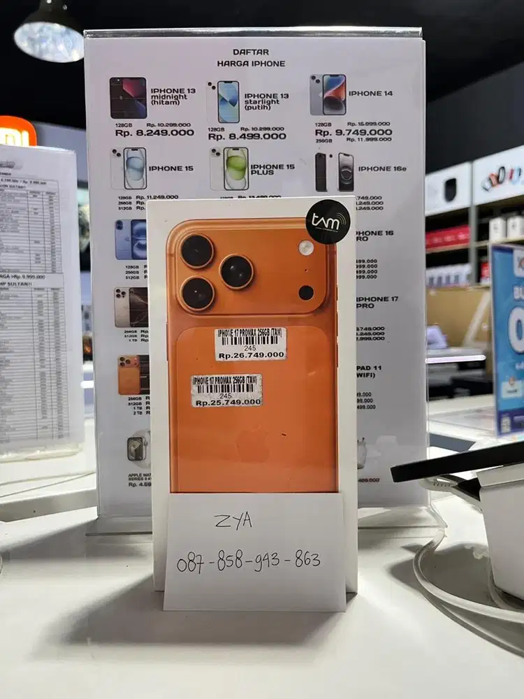 Iphone 17 pro max 256gb ATLANTIS DAHSYAT