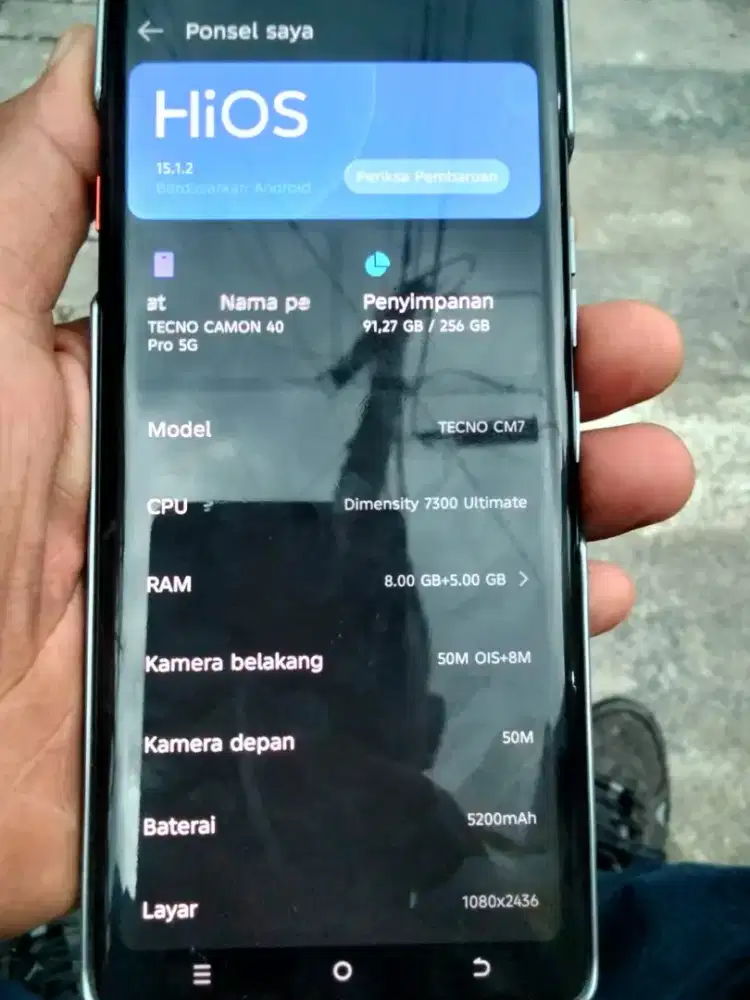 Tecno 40 cammon pro 5G