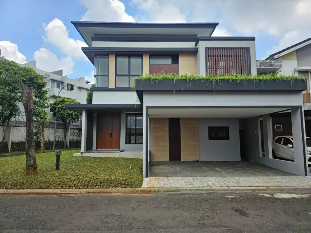 Dijual Rumah Super Mewah Design Sendiri Posisi Hook Verdant Ville BSD