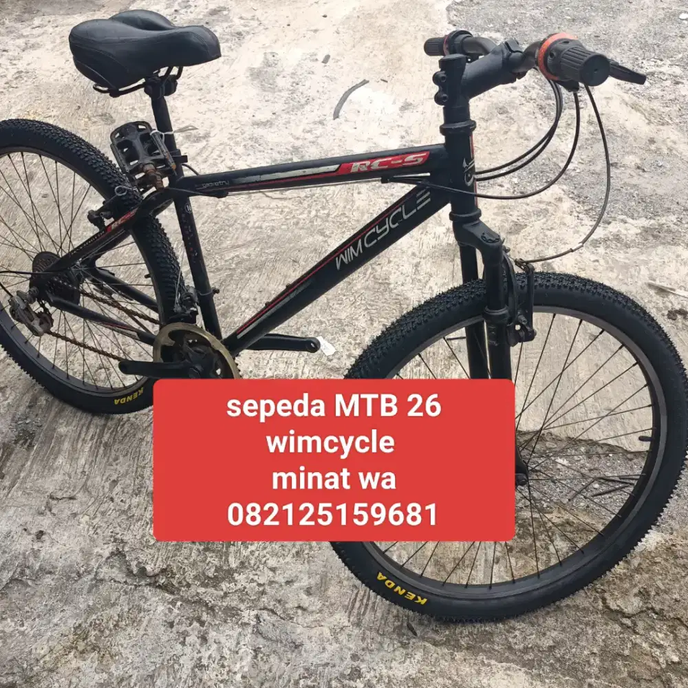Sepeda MTB ukuran 26 wimcycle