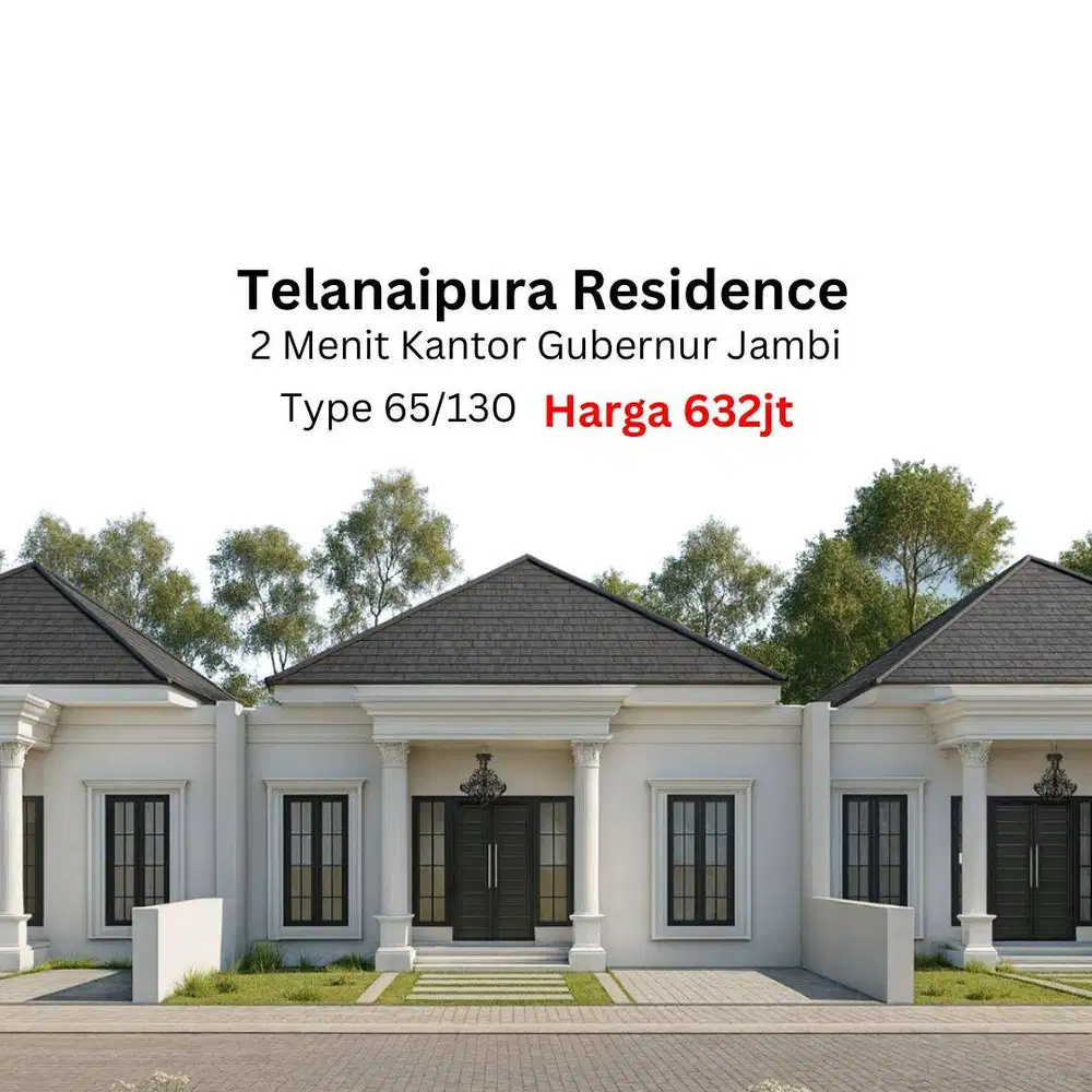 Jual Rumah Komersil Telanai Kota Jambi