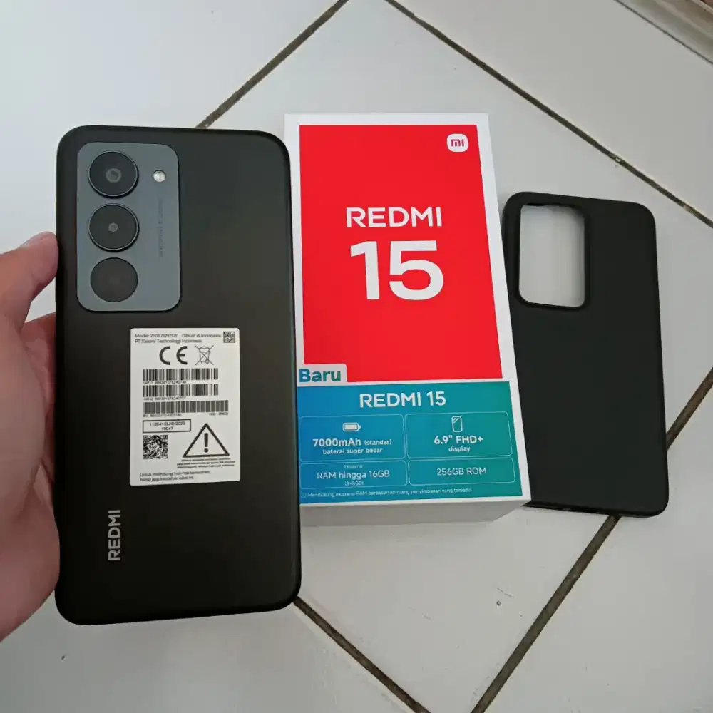 Redmi 15 8/256 lengkap