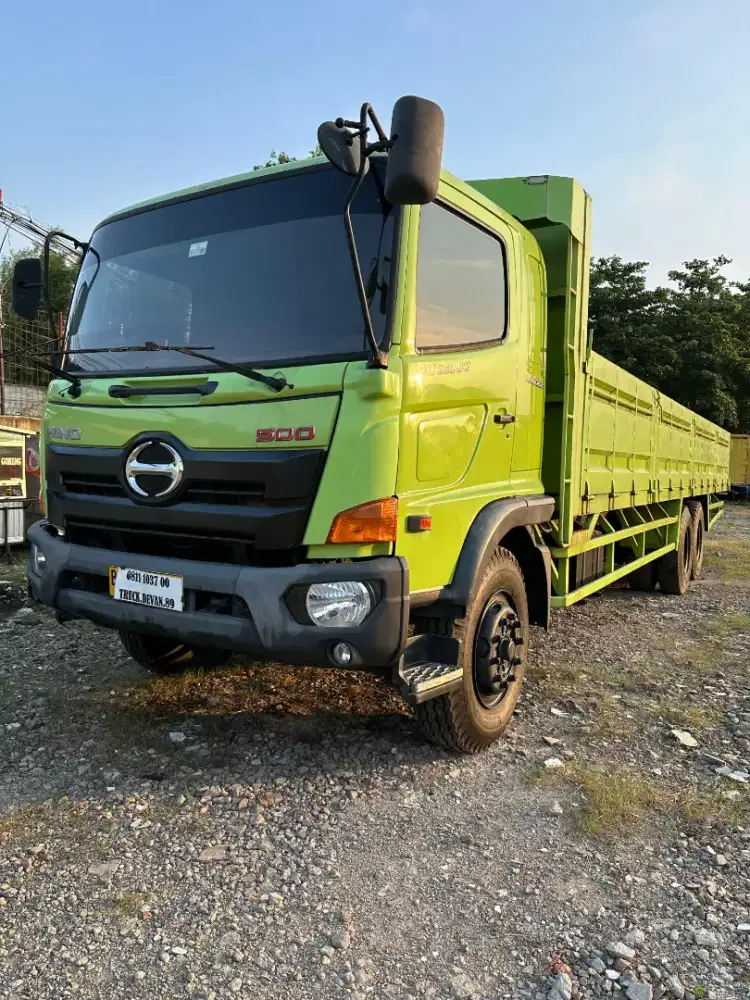 HINO LOHAN FM260JW ASLI LONG 6X4 BAK TRIWAY TRONTON ISTIMEWA SEKALI