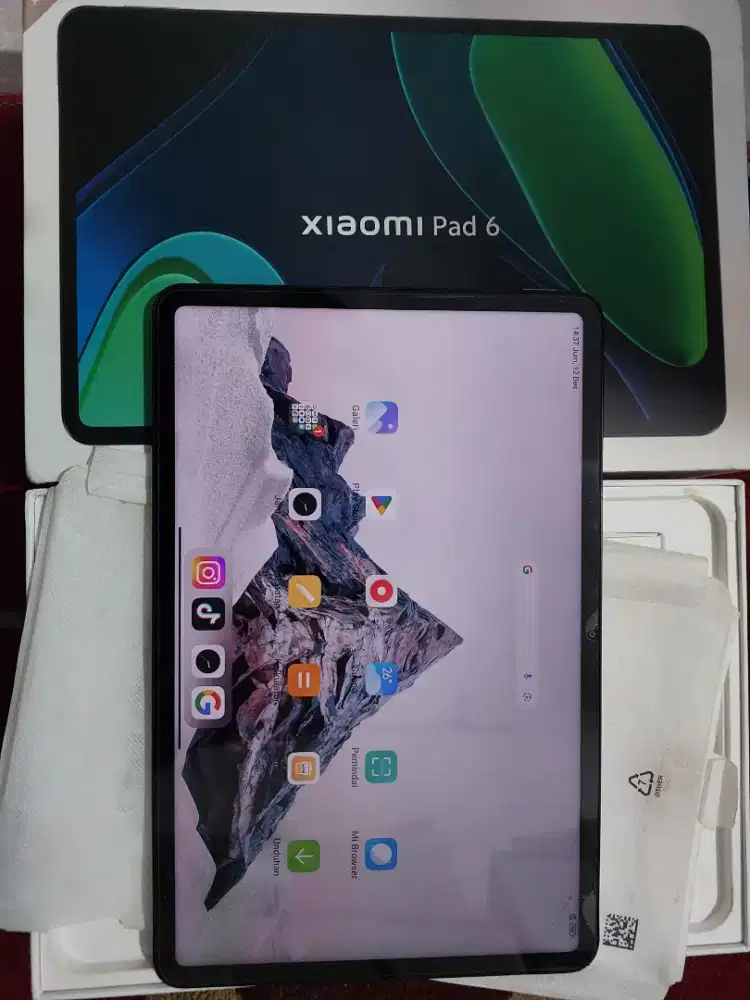 MIPAD 6 256GB FULLSET LENGKAP