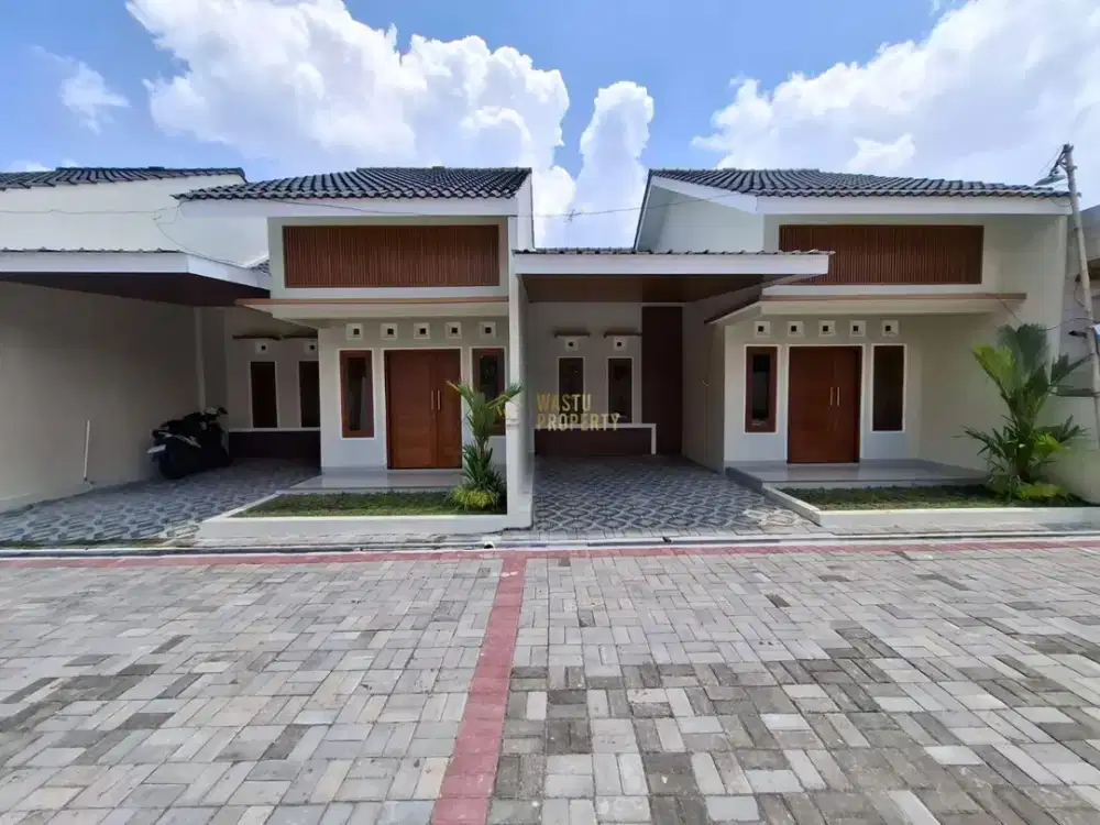 RUMAH BARU DALAM CLUSTER SIAP HUNI DEKAT CANDI SAMBISARI, KALASAN, SLEMAN