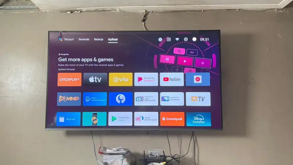 Dijual TV Sharp Aquos Premium UHD Smart Android TV 70”inch 4T-C70DL1X