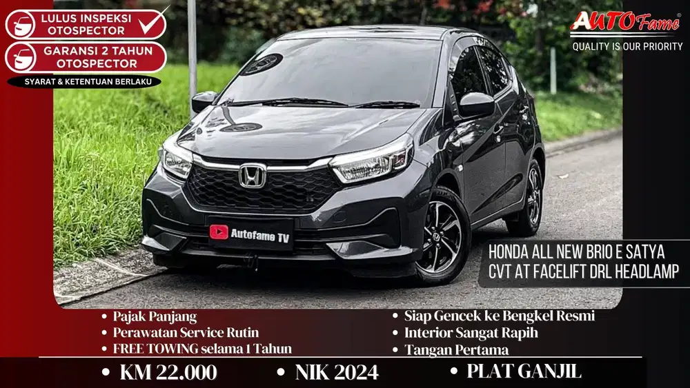 Honda All New Brio E Satya CVT AT FACELIFT DRL HEADLAMP 2024