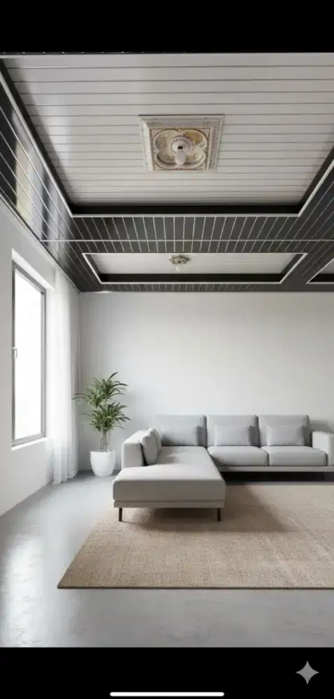 Plafon PVC minimalis modern