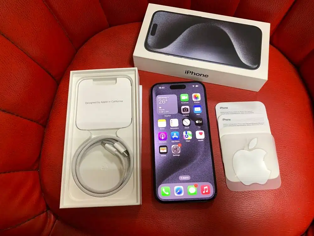 iPhone 15 Pro 128gb Blue Titanium iBox Digimap Fullset Original