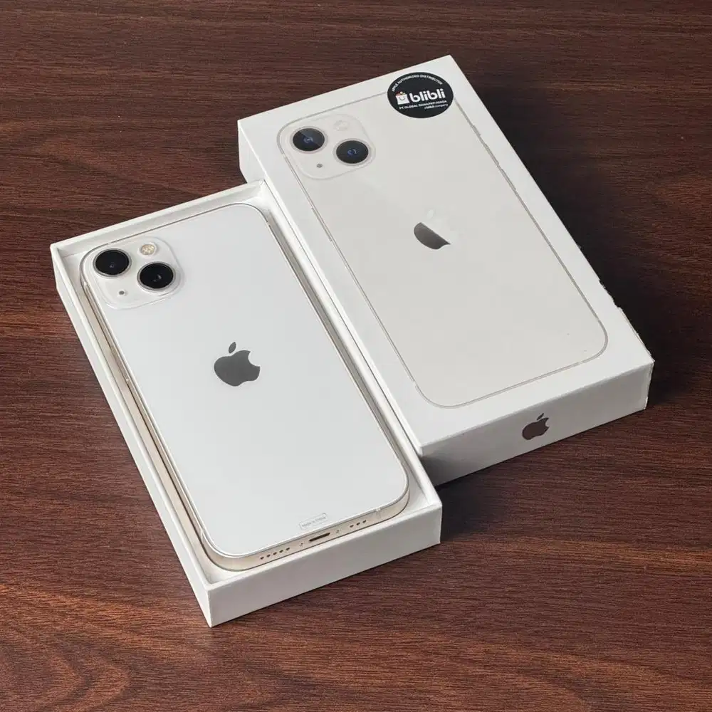 iPhone 13 128GB Starlight Garansi Resmi iBox