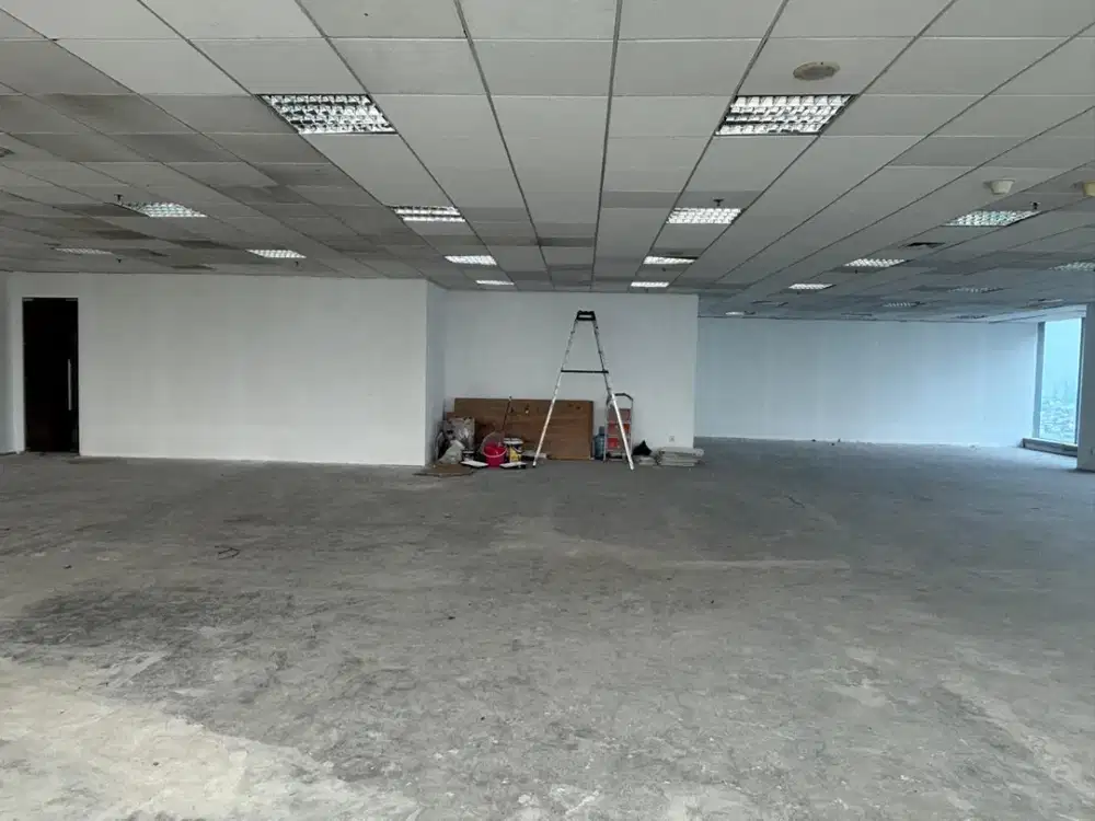Sewa office space gedung Cyber 2 Tower kondisi bare