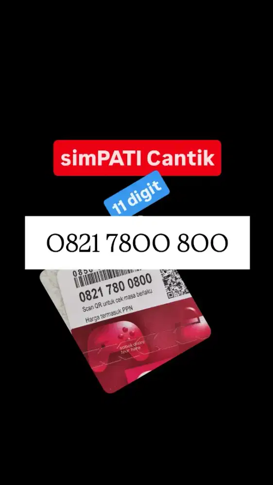Nomor Cantik super simPATI 11 ANGKA