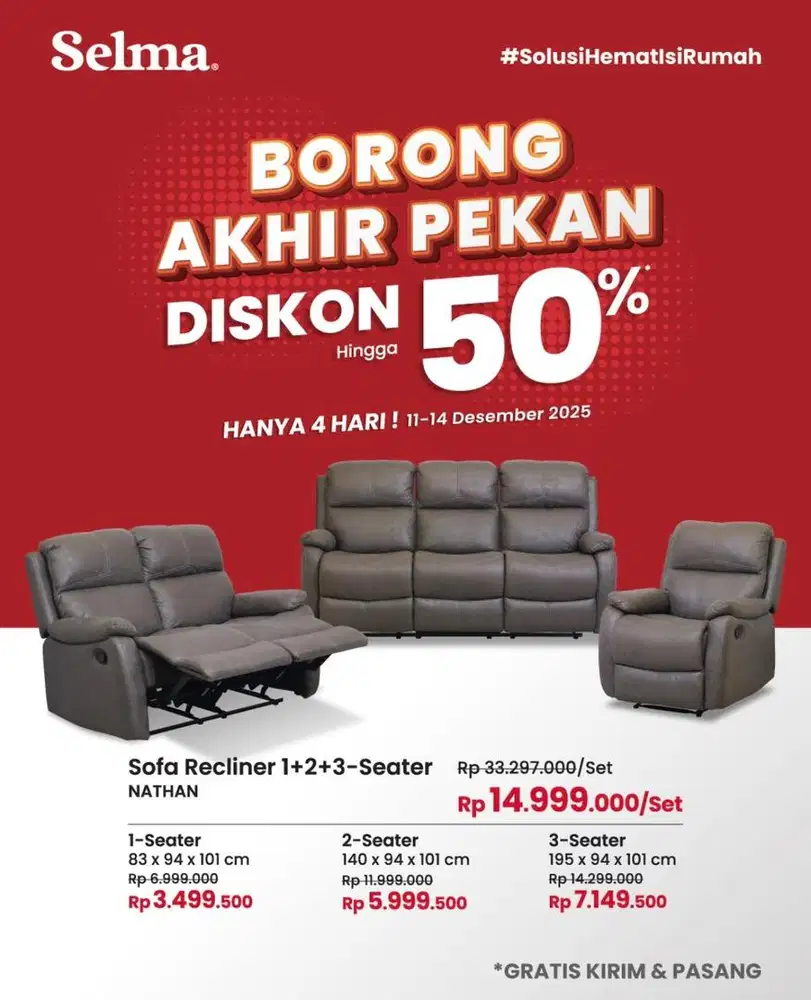 Sofa set harga termurah