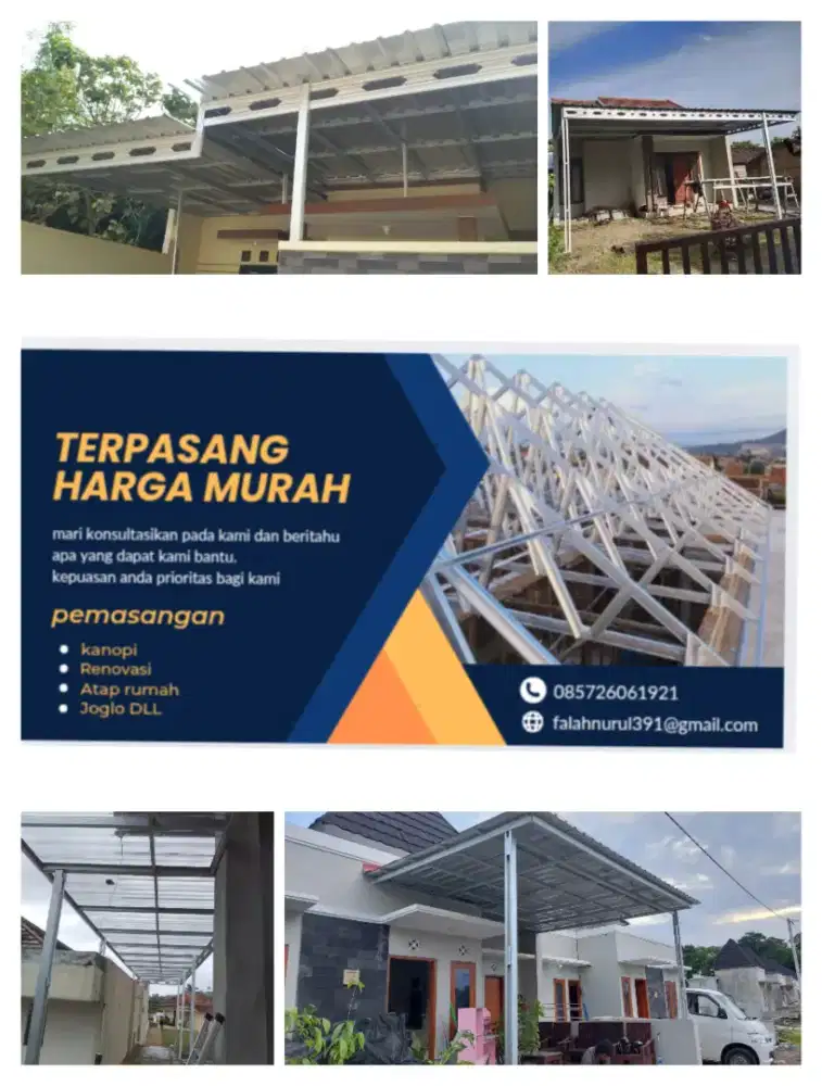 jual bahan & terpasang