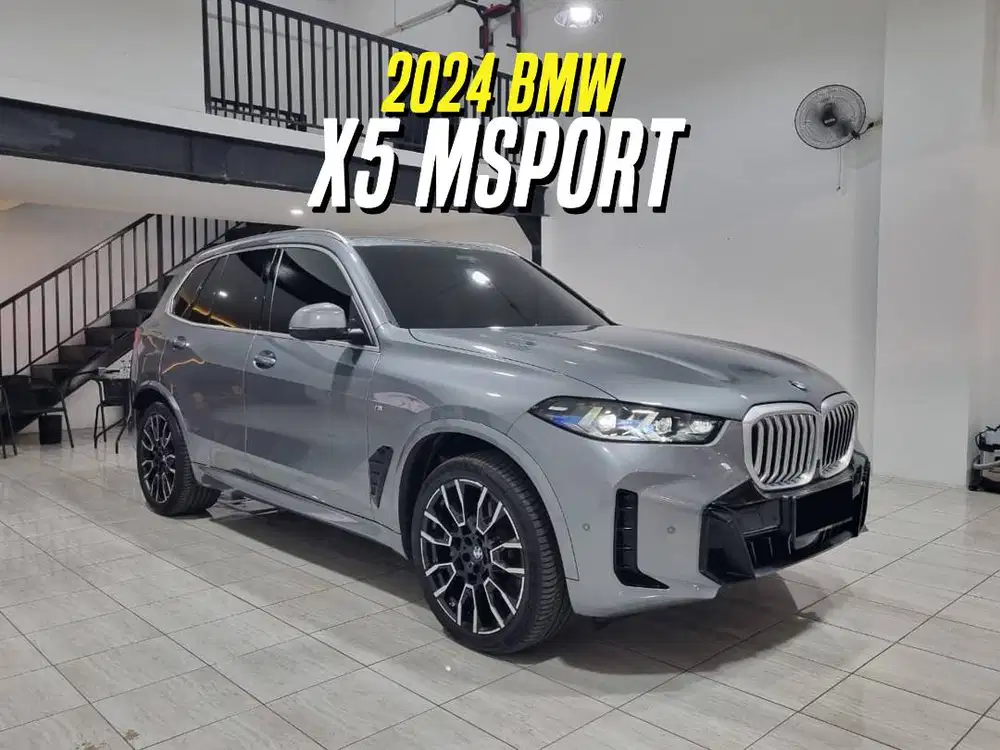 BMW X5 M Sport xDrive40i 2024 G05 LCI Grey on Brown Abu-abu MSport