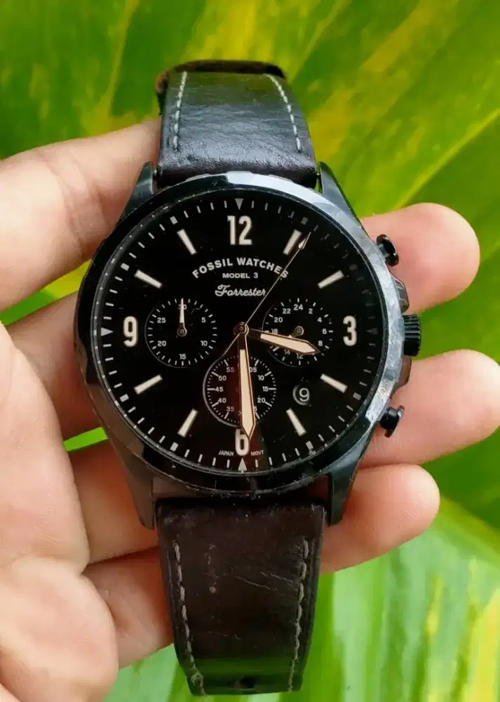 FOSSIL FORRESTER FS5608 Chronograph Men Dark Brown ORIGINAL