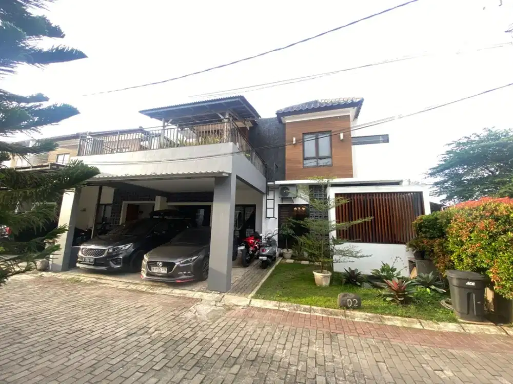 Rumah Luas Semi Furnish Bintaro Cluster Perigi Siap Huni Lokasi Ok