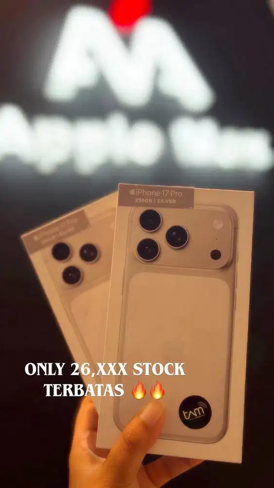 IPHONE 17PRO 256GB TERMURAH GARANSI IBOX TAM KODE PA/A APPLEMAX PTC