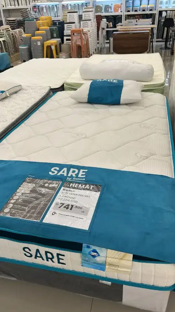 SARE LATEX POCKET SPRING 120x200