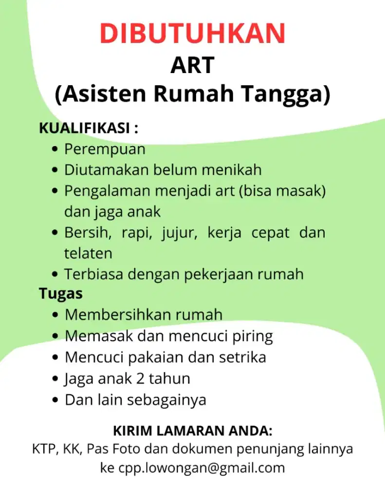 Art Dan momong anak