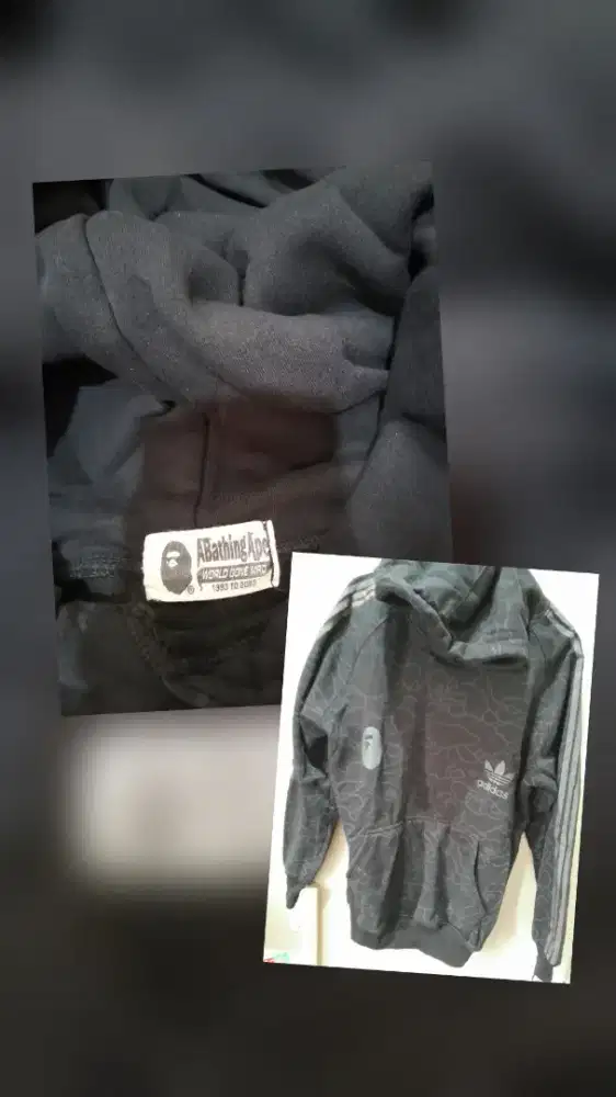 Hoodie adidas bape collab