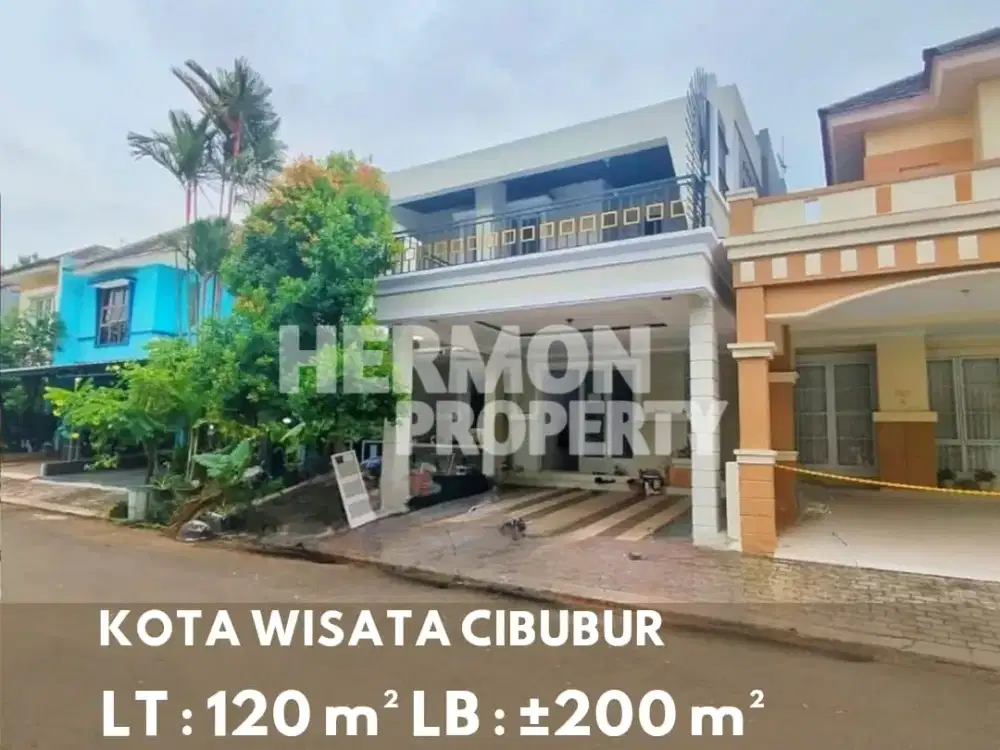 Dijual Cepat Rumah cantik Full Renovasi di Kota wisata cibubur , Nego Menarik & Bisa KPR