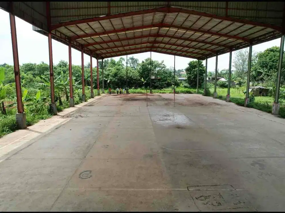 jaul lahan berikut bangunan gudang