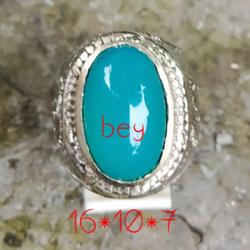 Bacan Doko kristal dim 16*10*6 ring alfaka net harga