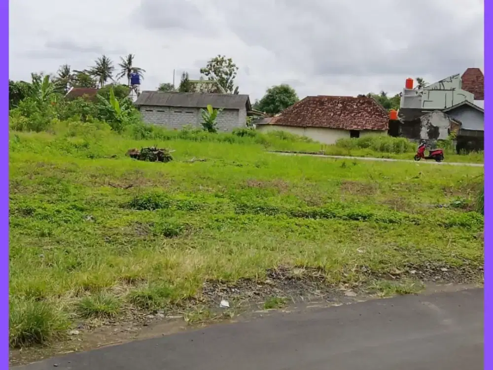 Tanah Jogja Kaliurang Tepi Jalan 5 Menit Pasar Rejodani