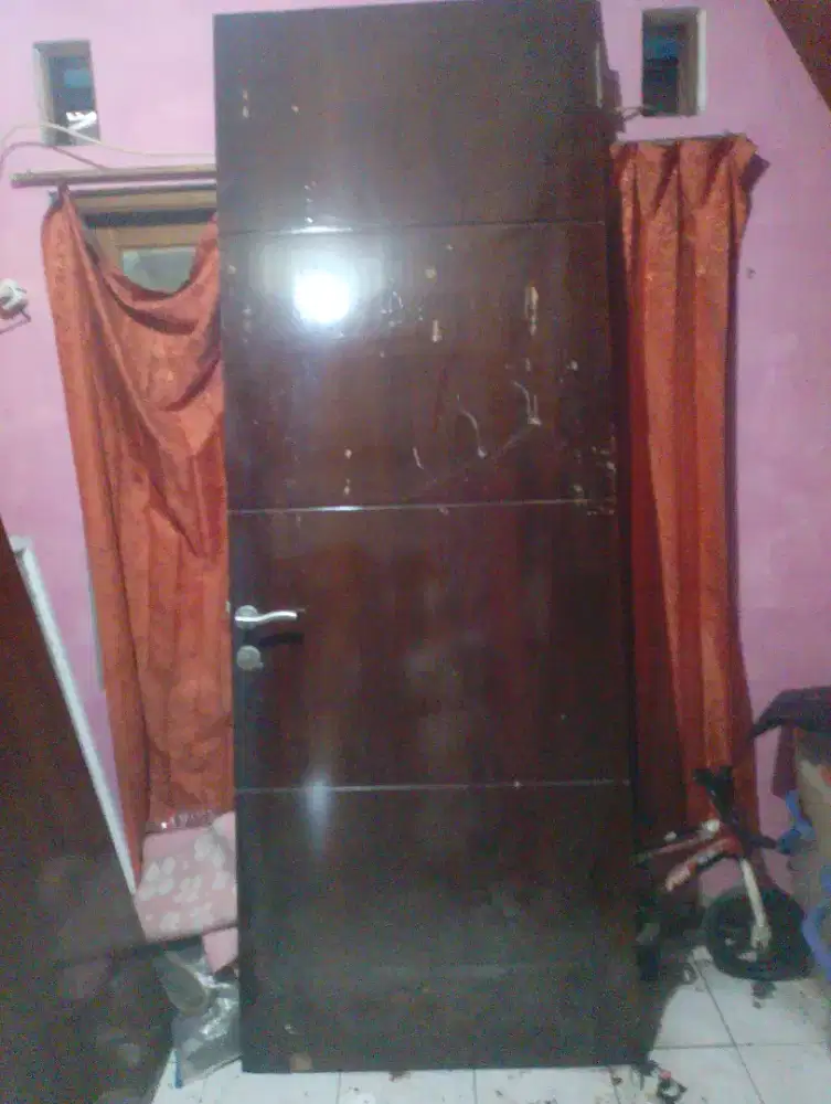 pintu kayu jati tebal