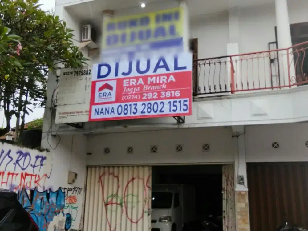 Ruko 2 Lantai Unfurnished Tepi Ringroad Utara Area Depok Sleman