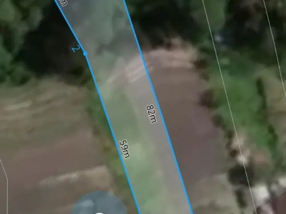 tanah bagus view sawah cocok untuk villa