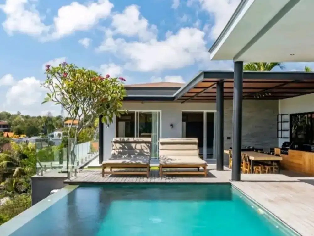 villa bagus pemandangan hutan