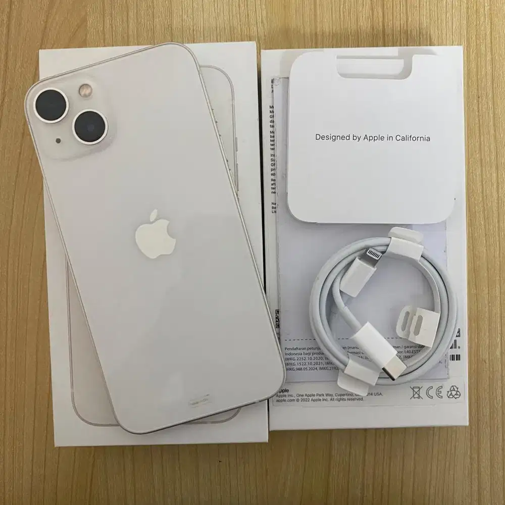 Iphone 13 128gb starlight bh 100%