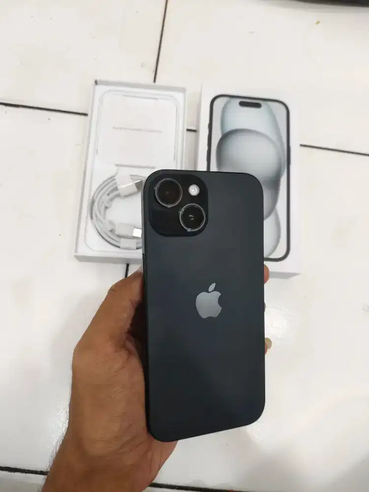 Iphone 15 128 black bh 94% inter all operator nominus mulus