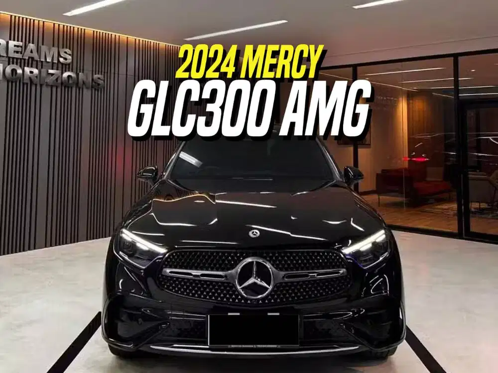 Mercedes Benz GLC300 AMG 2024 NIK 2023 Black Hitam Mercy GLC 300