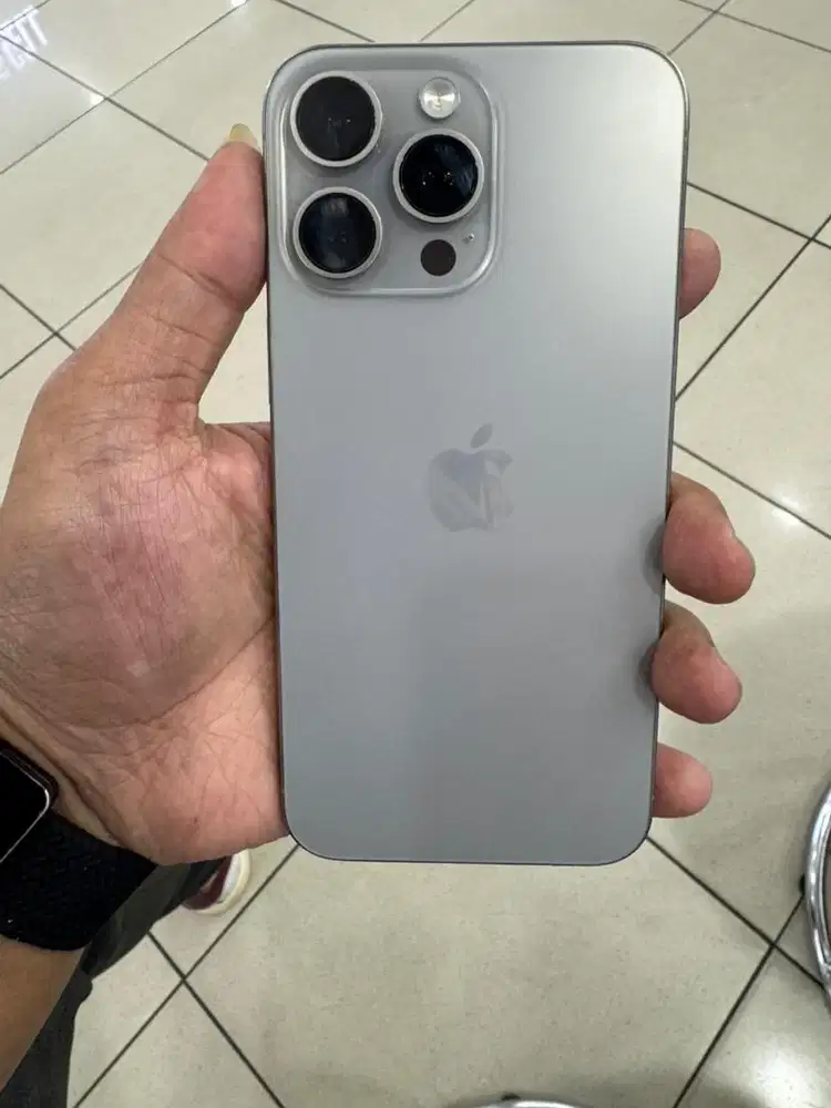 Iphone 15 promax 256Gb Natural second resmi ibox mulus no minus