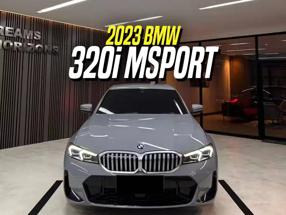 BMW 320i M Sport 2023 Brooklyn Grey on Black Abu-abu MSport 320 i