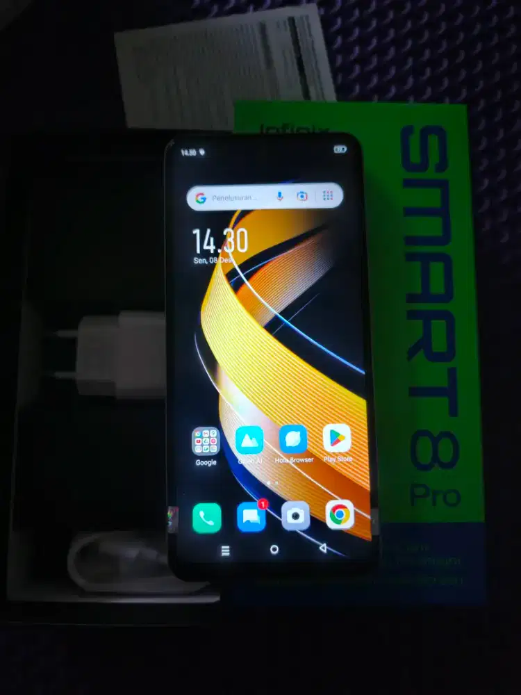 Infinix Smart 8 Pro 8+8/128Gb Fullset No minus,jual cepat 1.150rb Nego