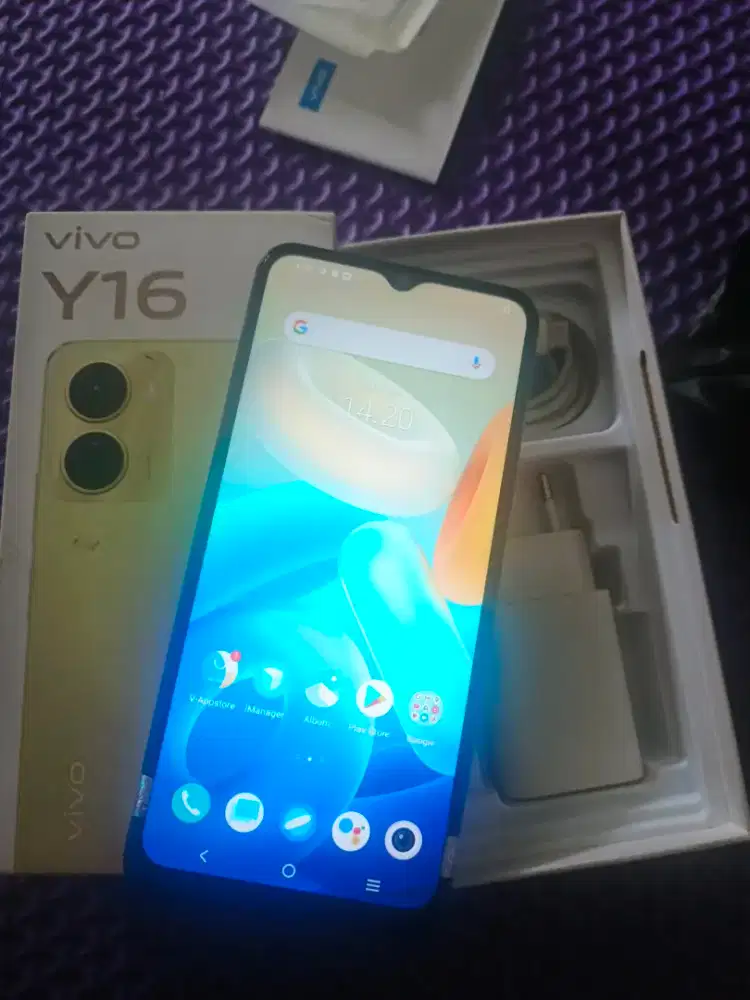 Vivo Y16 4+4/128Gb Fullset No minus, Jual cepat 1juta Negoo