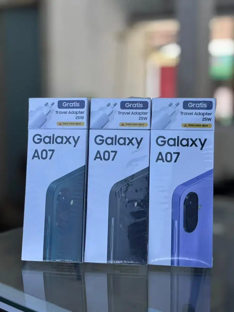SAMSUNG A07 6/128 NEW SEGEL GARANSI RESMI